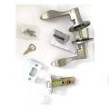 Popular zinc  Keyed Levers door handle  with TUBULAR lock in America